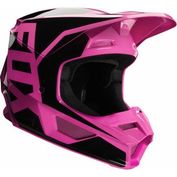 Motocross Helm Fox V1 Prix ,  pink/schwarz