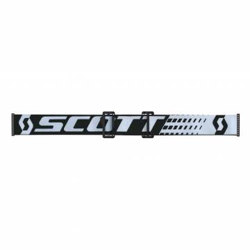 Motocross Brille Scott Prospect weiss/schwarz Brillenband