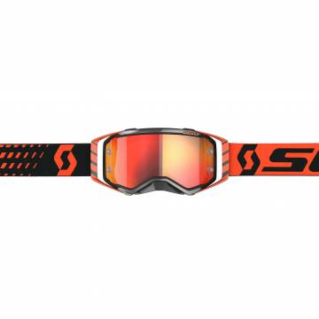 Motocross Brille Scott Prospect , orange/schwarz Vorderansicht