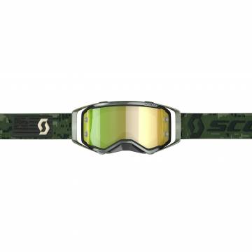 Scott Prospect Motocross Brille, dunkelgrün Vorderansicht