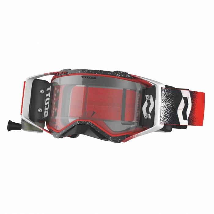 Scott Prospect WFS Motocross Roll-Off Brille, rot/schwarz/weiss Scott Prospect WFS Motocross Roll-Off Brille, rot/schwarz/weiss