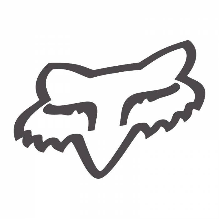 Fox Head Sticker, 14934-136-OS Fox Head Sticker, 14934-136-OS