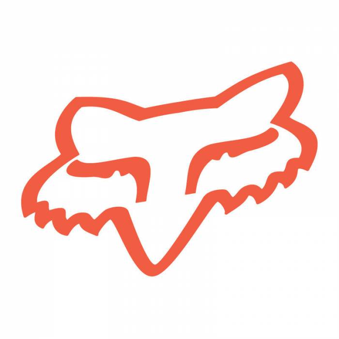 Fox Head Sticker, 14934-824-OS Fox Head Sticker, 14934-824-OS
