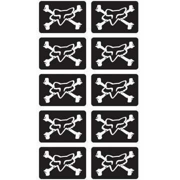 Fox Mini Skulls Stickerbogen, 14010-001-NS