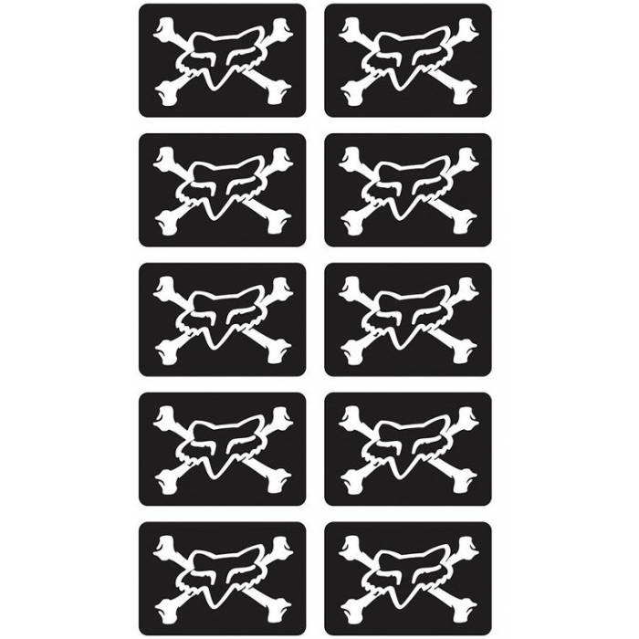 Fox Mini Skulls Stickerbogen, 14010-001-NS