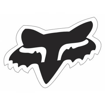 Fox Head Sticker, 14896-001-OS