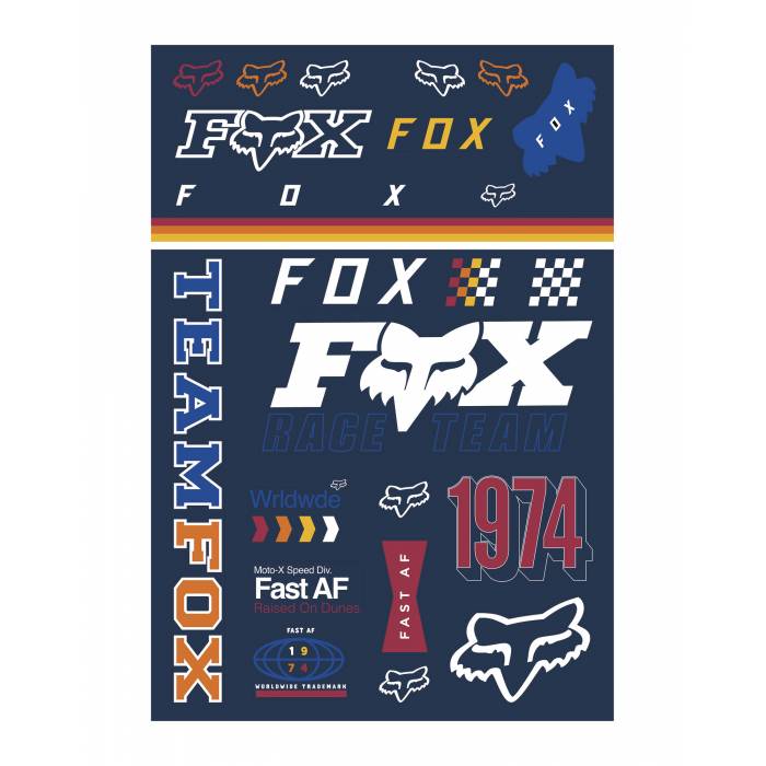 Fox Murc Track Pack Stickerbogen, 23663-922-OS