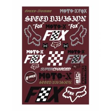 Fox Czar Track Pack Stickerbogen, 23662-465-OS