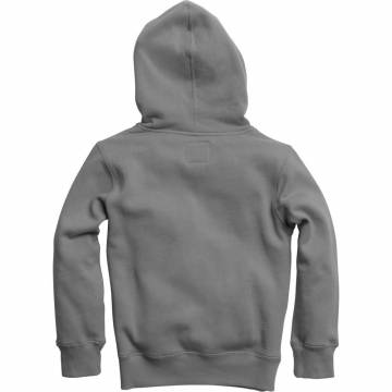 Fox Legacy Moth Zipper Kinder Hoody, grau, 20722-185 Rückansicht