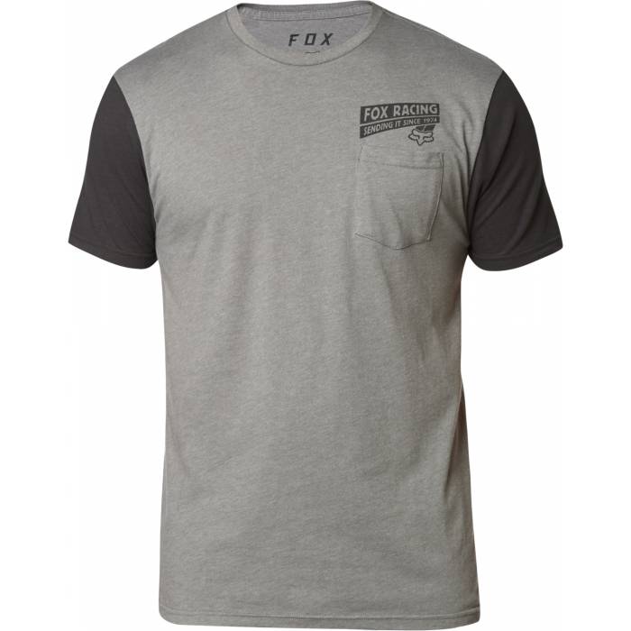 Fox Sending It Premium T-Shirt, grau-schwarz, 24910-185