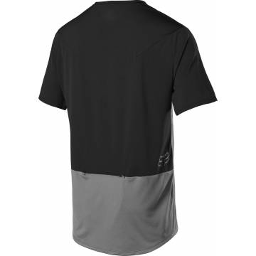 FOX MTB Jersey Flexair Zip | grau-schwarz | 25121-052 Ansicht Rückseite