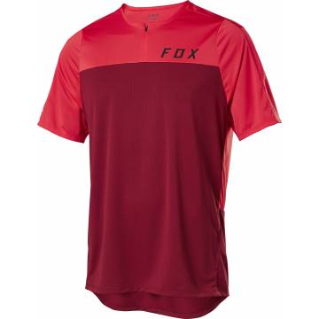 FOX MTB Jersey Flexair Zip | rot | 25121-555