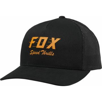 Fox Speed Trhrills Trucker Damen Snapback Basecap, schwarz/orange