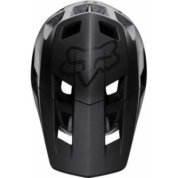 FOX Dropframe Pro Mountainbike Helm | schwarz matt | 26800-001 Ansicht oben