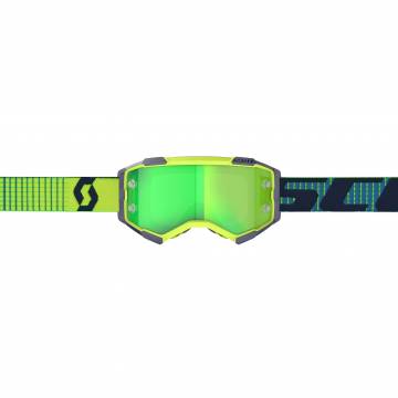 SCOTT Fury Motocross Brille, gelb/blau, 272828-1054279 Vorderansicht