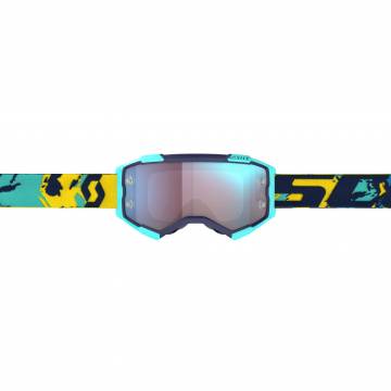 SCOTT Fury Motocross Brille, blau/orange, 272828-1454349 Vorderansicht