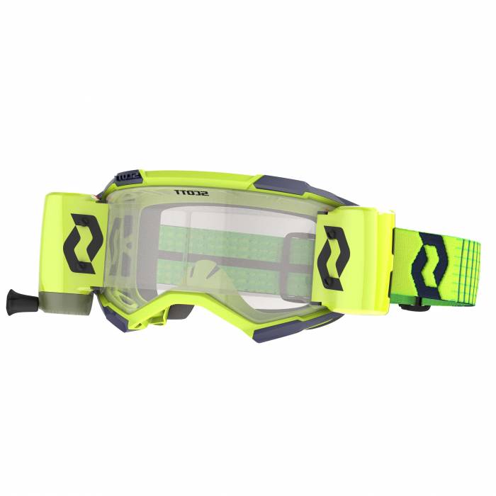 SCOTT Fury WFS Motocross Roll-Off Brille, gelb/blau, 278596-1054113 SCOTT Fury WFS Motocross Roll-Off Brille, gelb/blau, 278596-1054113