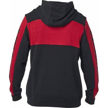 FOX Honda Zip Hoodie, schwarz/rot, 25955-017 Rückansicht