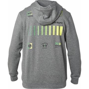 FOX Pro Circuit Zip Hoodie, grau, 26442-185 Rückansicht