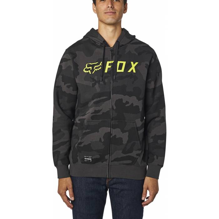 FOX Apex Zip Hoodie, schwarz camo, 26519-247 FOX Apex Zip Hoodie, schwarz camo, 26519-247