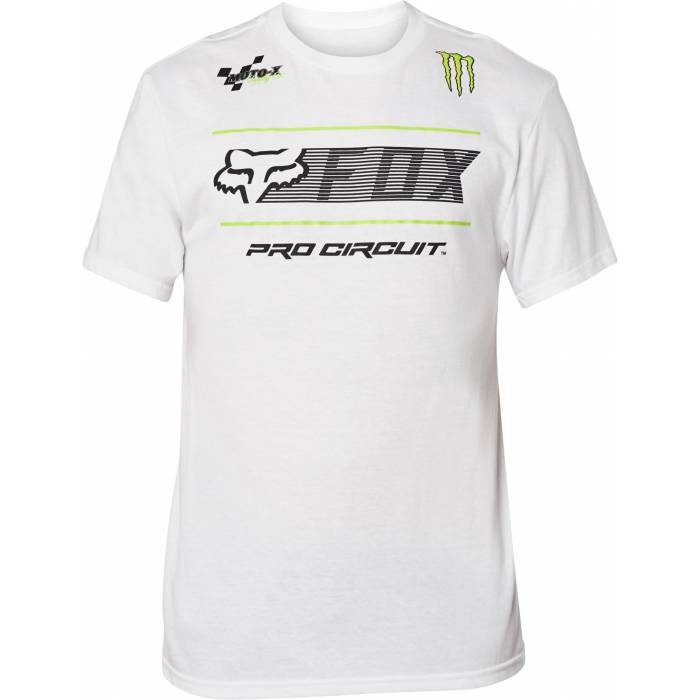 FOX Pro Circuit T-Shirt, weiss, 26444-190 FOX Pro Circuit T-Shirt, weiss, 26444-190