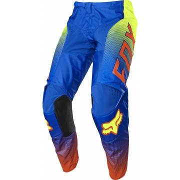 FOX 180 Oktiv Kinder Motocross Hose, blau/neongelb, 25865-002