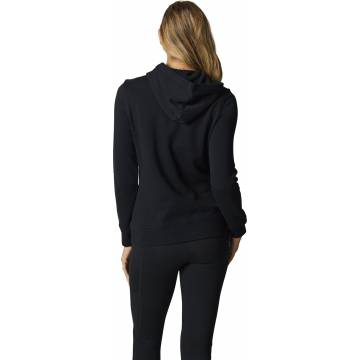 FOX Boundary Damen Hoodie, schwarz/weiss, 25698-001 Rückansicht