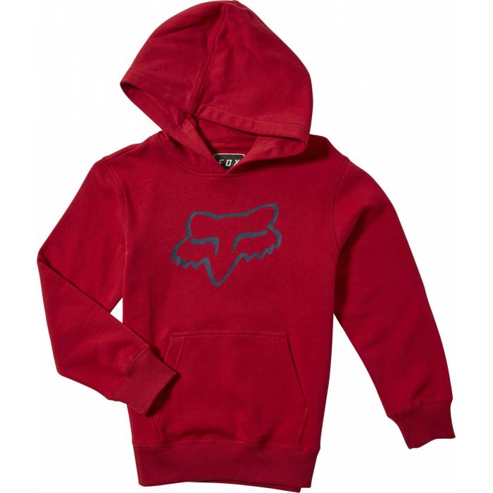 FOX Kinder Hoodie Legacy, dunkelrot, 15593-555 FOX Kinder Hoodie Legacy, dunkelrot, 15593-555