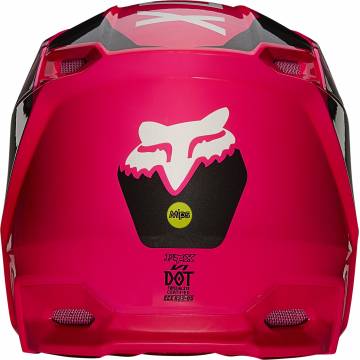 FOX V1 Revn Motocross Helm | pink | 25819-170 Ansicht hinten