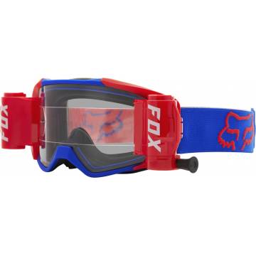 FOX Vue Stray Roll Off Motocross Brille | blau-orange | 25829-002-OS