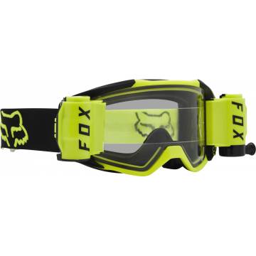 FOX Vue Stray Roll Off Motocross Brille | neongelb-schwarz | 25829-130-OS Seitenansicht