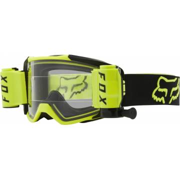 FOX Vue Stray Roll Off Motocross Brille | neongelb-schwarz | 25829-130-OS