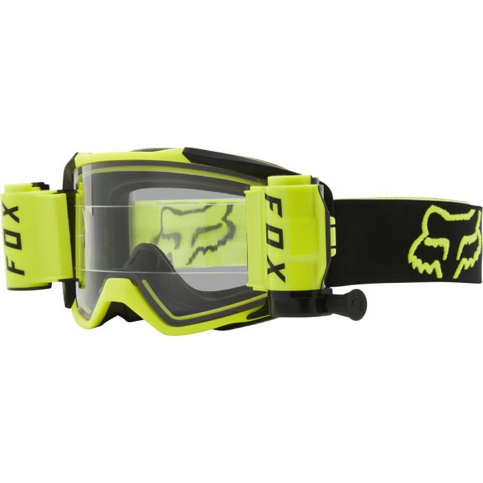 FOX Vue Stray Roll Off Motocross Brille | neongelb-schwarz | 25829-130-OS