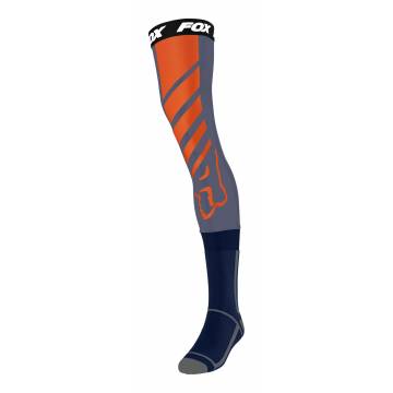 FOX Socken Mach One | extra lang | dunkelblau-orange | 25895-305