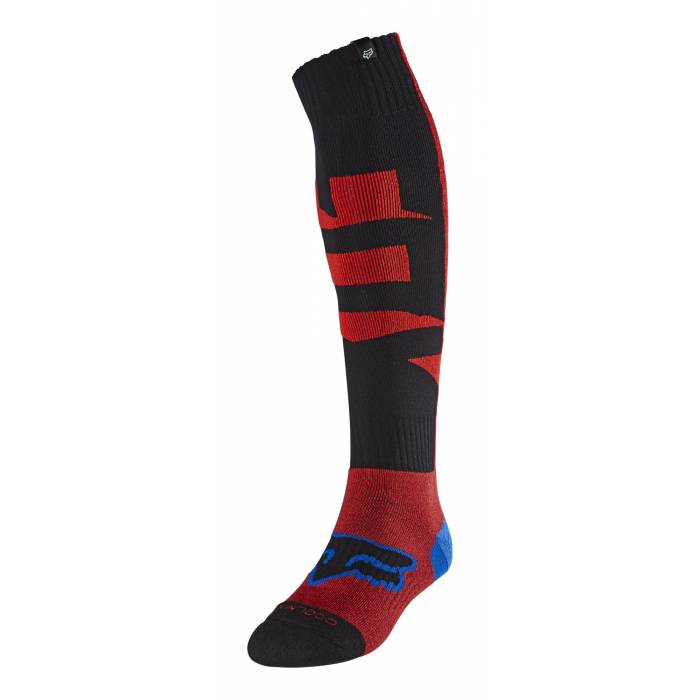 FOX MX Kniesocken Coolmax Oktiv | rot-schwarz | 25897-110