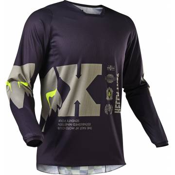 FOX 180 Illmatik Motocross Jersey | dunkel-violett | 25768-367 Seitenansicht