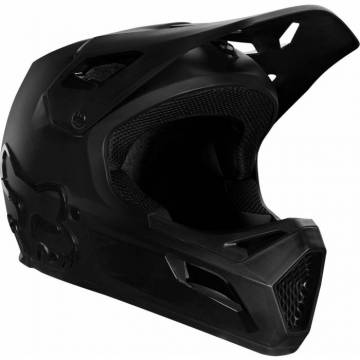 FOX Kinder MTB Downhill Fullface Helm Rampage | schwarz | 25968-021 Seienansicht