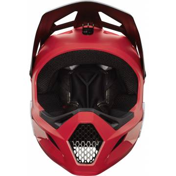 FOX Kinder MTB Downhill Fullface Helm Rampage | rot | 26807-179 Ansicht vorne