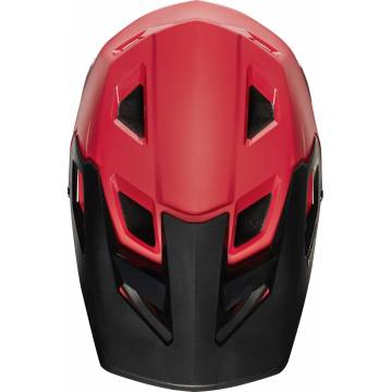 FOX Kinder MTB Downhill Fullface Helm Rampage | rot | 26807-179 Ansicht oben