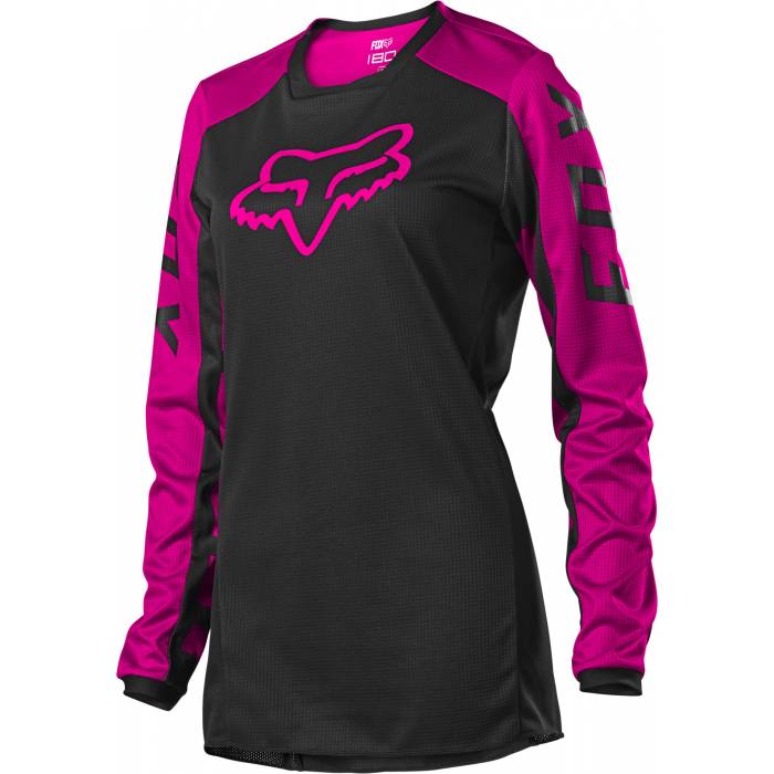 FOX 180 Damen Jersey Djet | schwarz-pink | 25853-285 FOX 180 Damen Jersey Djet | schwarz-pink | 25853-285
