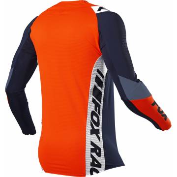 FOX Flexair Jersey Mach One | dunkelblau orange | 25748-007 Ansicht Rückseite