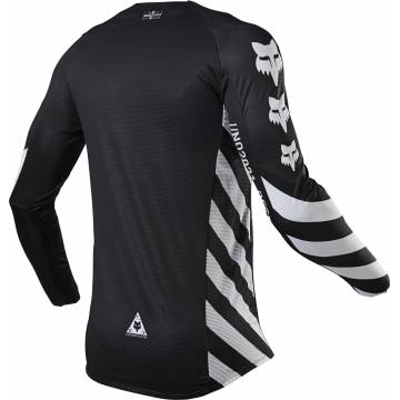 FOX Flexair Jersey Rigz | schwarz weiß | 26271-001 Ansicht Rückseite