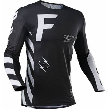 FOX Flexair Jersey Rigz | schwarz weiß | 26271-001 Seitenansicht