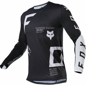 FOX Flexair Jersey Rigz | schwarz weiß | 26271-001