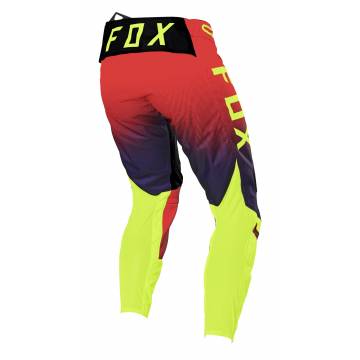 FOX 360 Voke Motocross Hose | neongelb schwarz | 25755-130 Ansicht Rückseite