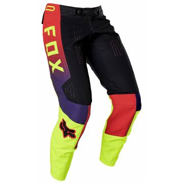 FOX 360 Voke Motocross Hose | neongelb schwarz | 25755-130 Seitenansicht