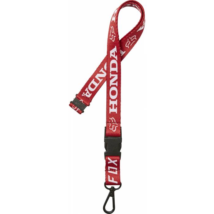 FOX Schlüssleband Honda | rot weiß | 26464-555-OS FOX Schlüssleband Honda | rot weiß | 26464-555-OS