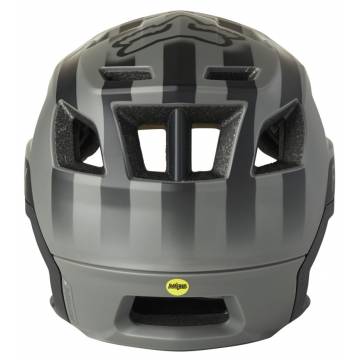 FOX Mountainbike Helm Dropframe Pro | schwarz grau | 27493-001 Ansicht Rückseite