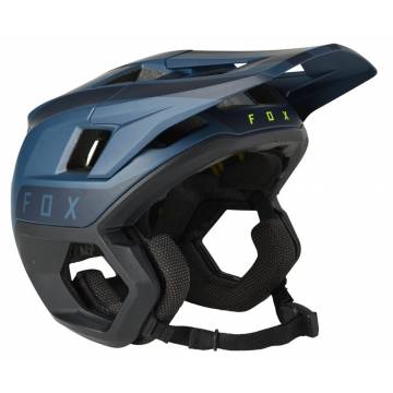 FOX Mountainbike Helm Dropframe Pro | dunkelblau | 27493-203 Seitenansicht