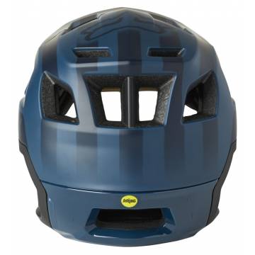 FOX Mountainbike Helm Dropframe Pro | dunkelblau | 27493-203 Ansicht Rückseite